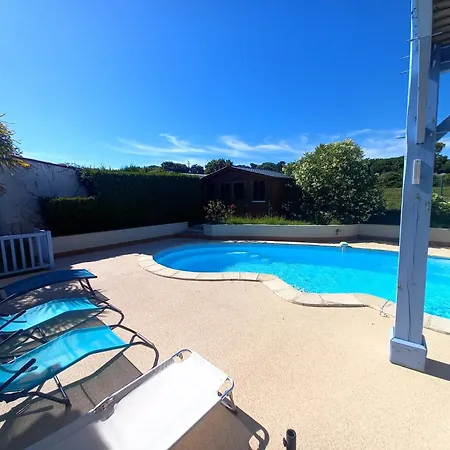 Sur Gironde - Seduisant Coin De Paradis Avec Sa Piscine Privee * Meschers-sur-Gironde